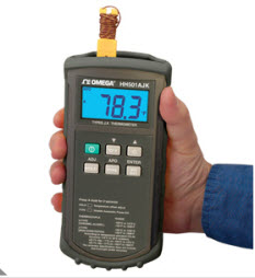 Handheld Digital Thermometer "Omega" model HH503